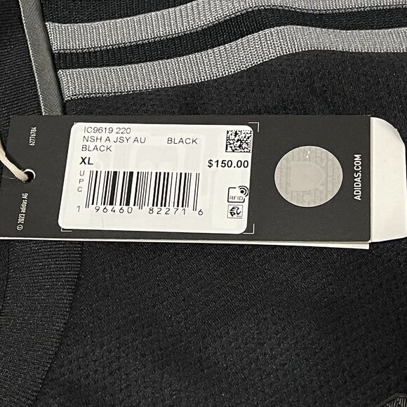 Nashville Jersey Mens XL Black Authentic Away Kit Adidas MLS Soccer Johnny Cash - Picture 4 of 13